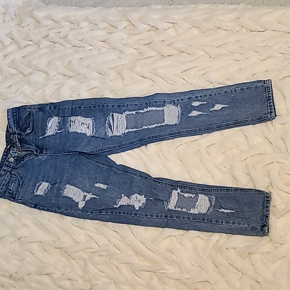 High waisted fashion Nova jeans size S (8)